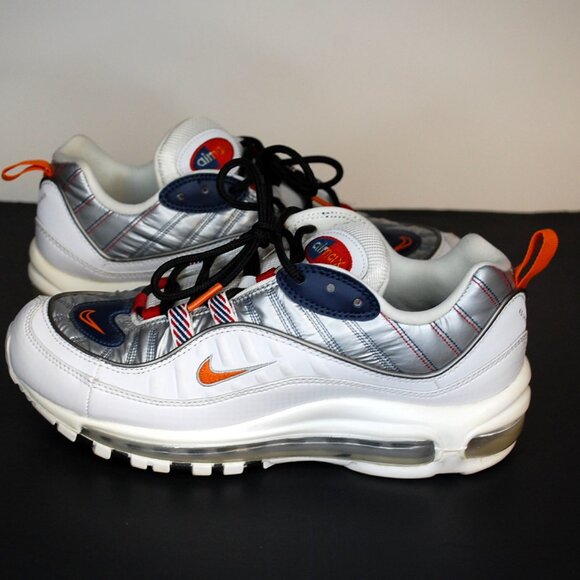 Nike Air Max 98 White Starfish Shoes USA Colors CQ3990-100 - Picture 1 of 7
